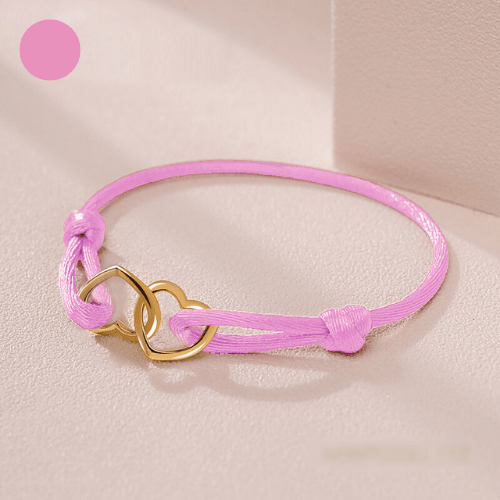 Bracelet d'Amitié BFF rose