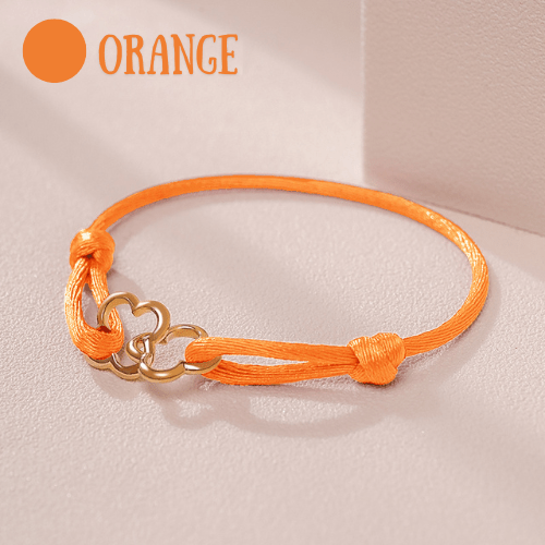 bracelet pour ami de couleur orange