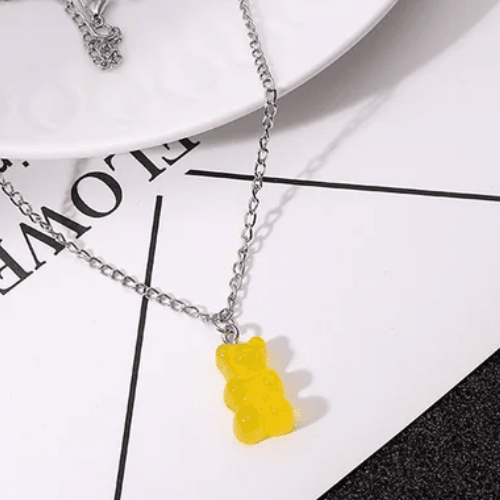 Collier d'Amitié pour 8 jaune