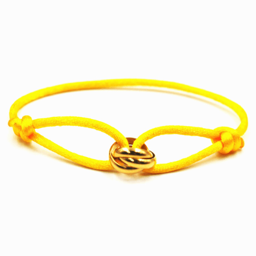 Bracelet Meilleure Amie jaune et or