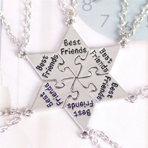 Collier d'Amitié pour 6 Personnes best friends