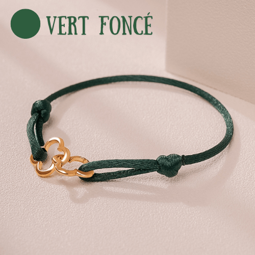 bracelet pour ami de couleur vert foncé