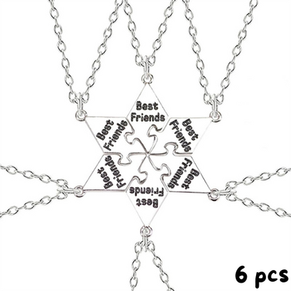 Collier d'Amitié pour 6 Personnes en 6 pièces