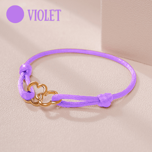 bracelet pour ami de couleur violet