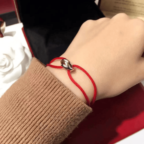 Bracelet Meilleure Amie rouge ajustable