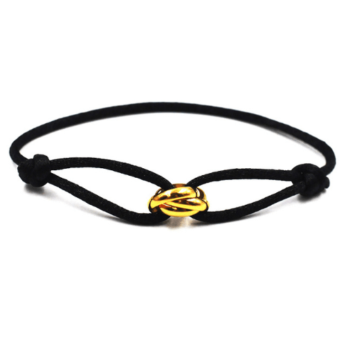 Bracelet Meilleure Amie noir et or