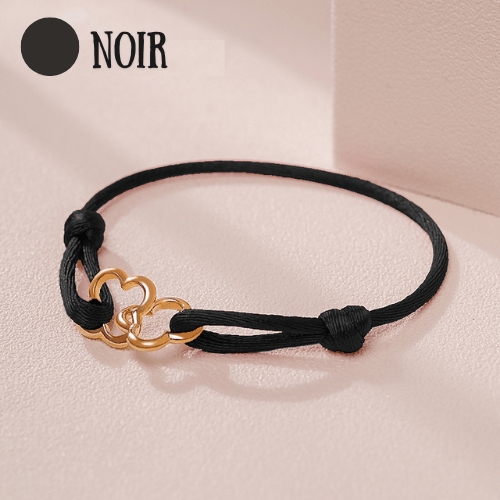 bracelet pour ami de couleur noir