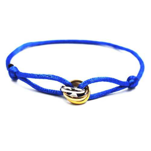 Bracelet Meilleure Amie bleu et mix