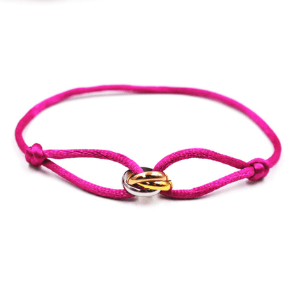 Bracelet Meilleure Amie magenta et mix