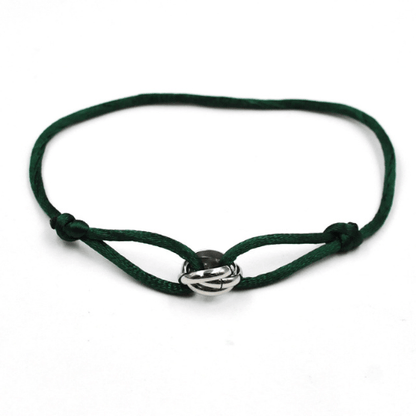 Bracelet Meilleure Amie vert et argent