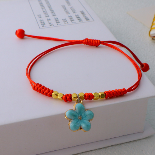 bracelet-fleur-bleu