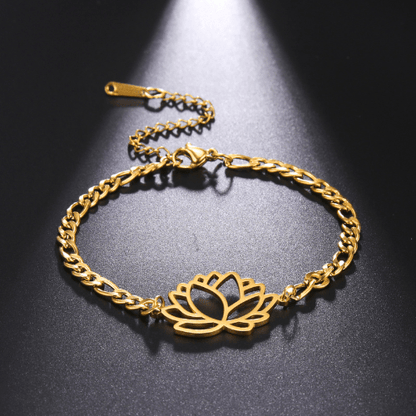 bracelet-fleur-de-lotus-or