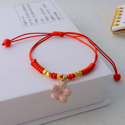 bracelet-fleur-rose