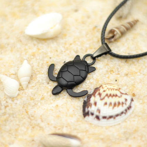 collier-bff-pour-2-animaux-marins-tortue-noir