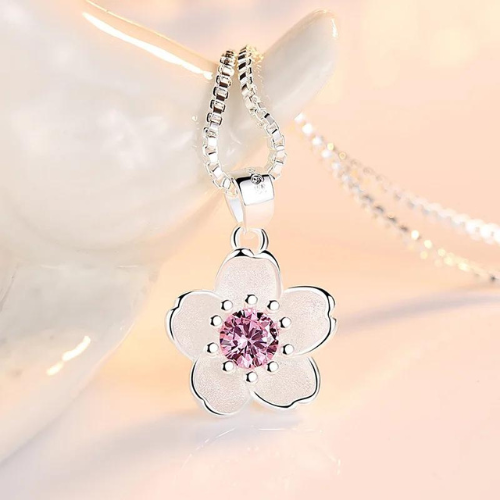 collier-d'amitié-pour-2-fleur-de-pêcher-rose