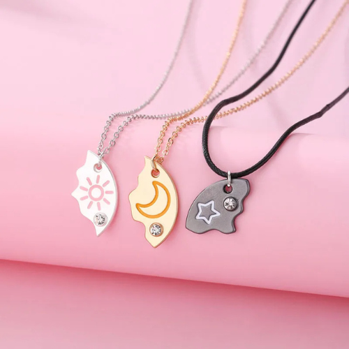 collier-d'amitié-pour-3-lune-soleil-étoile-3-pièces