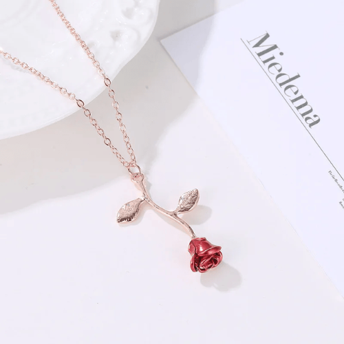 collier-d'amitié-pour-3-rose-rouge-rose-gold