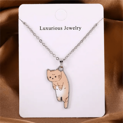 collier-d'amitié-pour-5-chat-tigré-argent