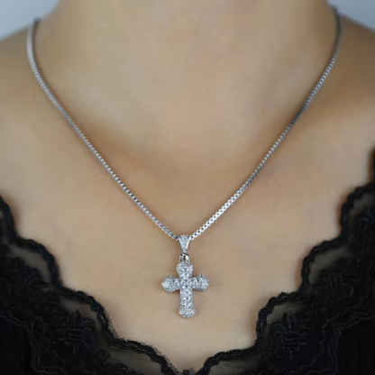 collier-d'amitié-pour-5-croix-blanc