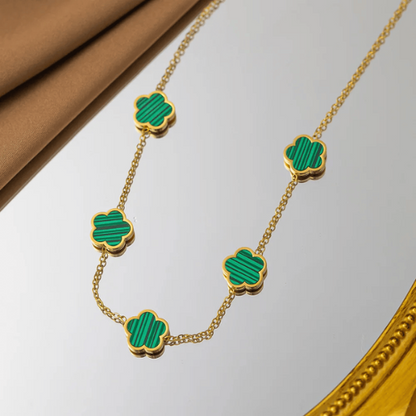 collier-d'amitié-pour-5-trèfle-couleur-vert