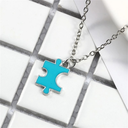 collier-d'amitié-pour-4-puzzle-bleu