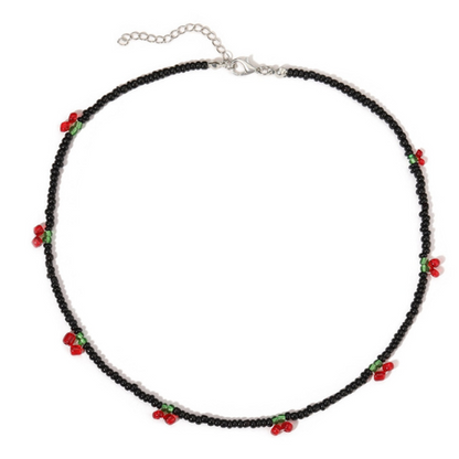 collier-pour-meilleure-amie-cerise-couleur-noir