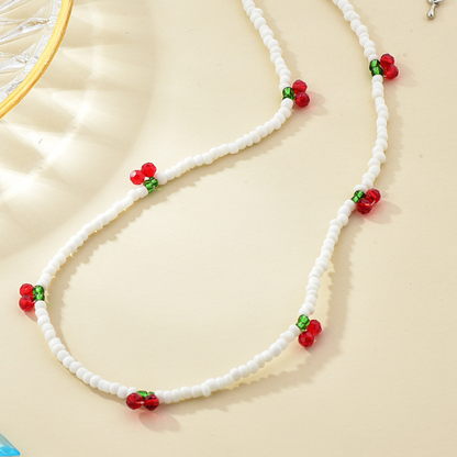 collier-pour-meilleure-amie-cerise-perle-blanc