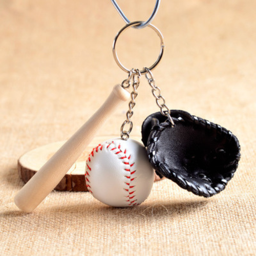 porte-cle-baseball-noir