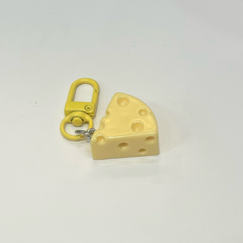 porte-clé-fromage-jaune