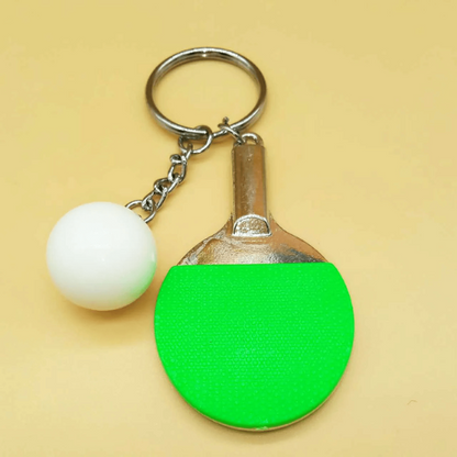 porte-cle-raquette-ping-pong-vert