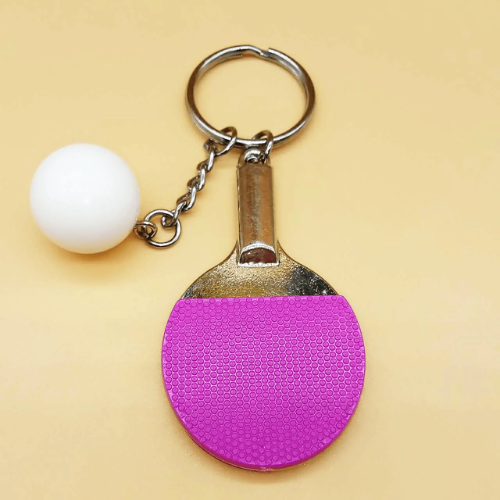 porte-cle-raquette-ping-pong-violet